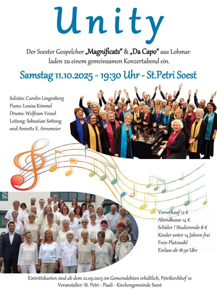 Gospelkonzert mit Magnificats und Da Capo