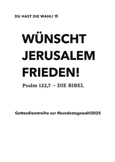 ISRAEL UND PALÄSTINA