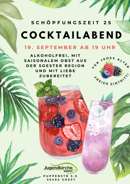 Cocktailabend zur Schöpfungszeit