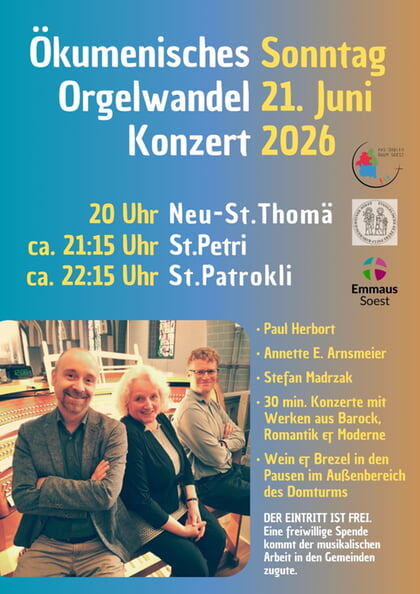 &Ouml;kumenisches Orgelwandelkonzert