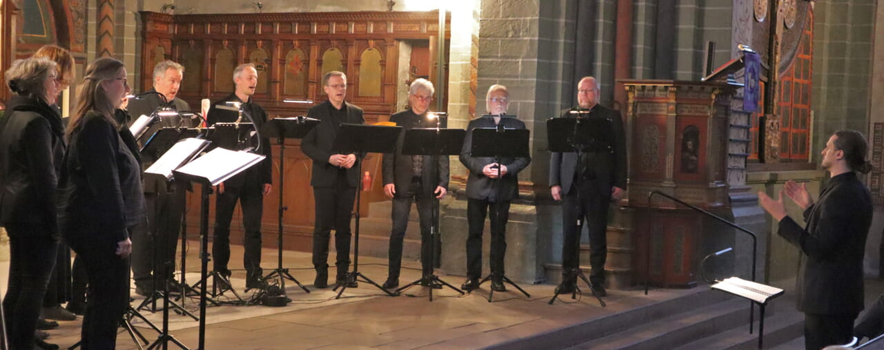 Der Vocalcovent Soest untermauerte mit einem bemerkenswerten Konzert seinen Ruf, einer der besten Chöre der Region zu sein. Foto: Klaus Bunte